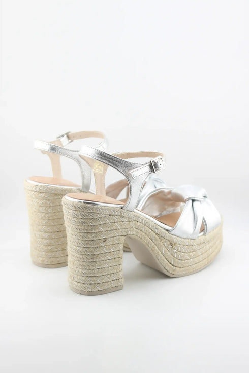 Gaimo Knotted Espadrille Platform Sandal